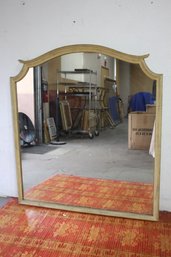 Large French Painted Mirror