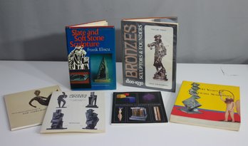 Group Lot Of 6 Books On Sculpture And Sculpting