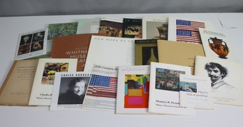 Group Lot Of 20 Art Exhibition Catalogs And Museum Bulletins