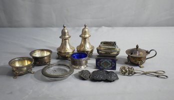 Group Lot Of Vintage Silver Plate