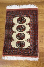 Hand Knotted Bokhara 26' X 18' Rug/mat