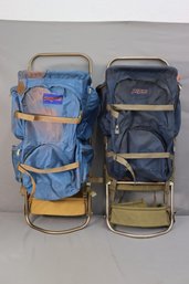 Two Jansport Lightweight Aluminum Frame Backpacks