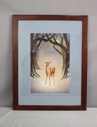 Decorative  Deer Lithograph