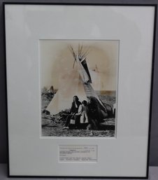 Authorized Reprint Historic Photo Little Bird And Family Southern Arapaho #2317 Of Campbell Collection