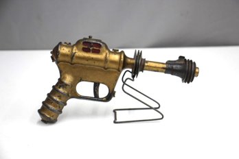 Vintage 1945 Daisy Buck Rogers Atomic Space Ray Gun Gold Bronze U-235 Blaster