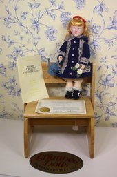 #1 -EFFANBEE'S Porcelain Doll-Renoir's Girl With Watering Can LTD 1981 H-15' Retired