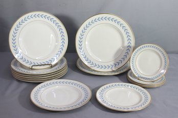 Group Lot Of 14 Assorted Syracuse China Old Ivory Sherwood Plates