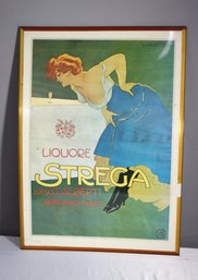 Reproduction Wall Art Print Of  Vintage Liquore Strega  Marcello Dudovich Italian Advertisement Print