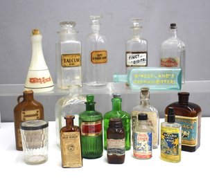 Collection Of Pharmacy  Bottles