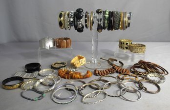 Group Lot Of Vintage Costume Jewelry -Bracelets