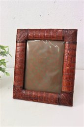 Hand Carved Wood Photo Frame Made In Cuba