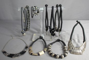 Group Lot Of Vintage Costume Jewelry -necklaces