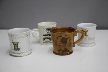 Collection Of Shaving Mugs