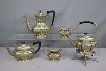 Cheltenham And Company Sheffield England EPNS Silverplate 2486 Tipping Tea Set