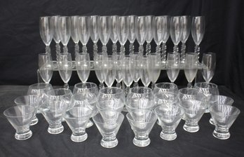 Group Lot Of Glassware