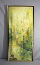 Vintage 'Urban Serenity' - Abstract Cityscape