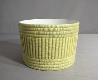 Porcelain Yellow Pot