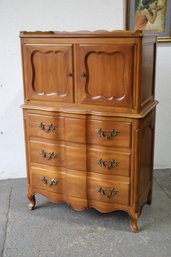 1960s Vintage John Widdicomb French Provincial Style Highboy