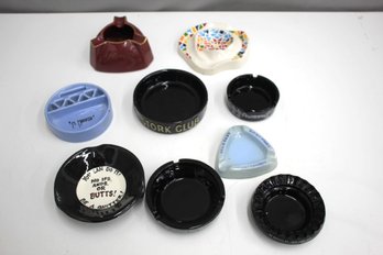 Group Lot Of Vintage Ashtrays