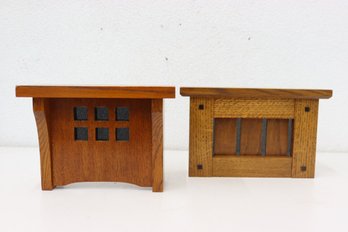 Two Mission Style Doorbell Covers By Mitchell Andrus Woodwork Studios