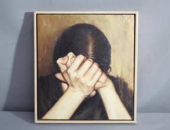 'Damaged' - Emotional Oil On Canvas By Lena Diek, 1999