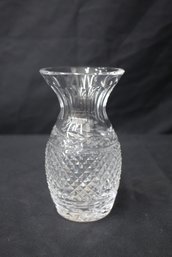 Crystal Vase -  With Criss Cross & Laurel Cuts