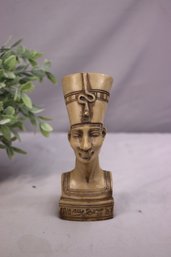 Egyptian Queen Nefertiti Pharaoh Head Face Hand Made Figurine Statue Ancient Sculpture