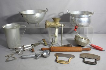 Assorted Collection Of Vintage Kitchen Utensils