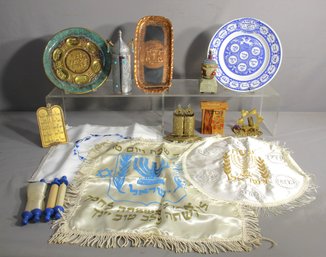 Collection Of Judaica Celebratory And Ceremonial Objects