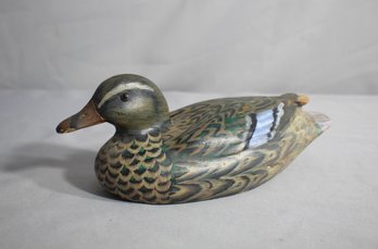 Handcrafted Wooden Duck Decoy