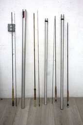 Group Of Four (4) Fly Fishing Rods With Three Tube