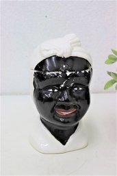 Black Americana Female Bust Cookie Jar