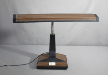 '1970s Industrial Office Desk Lamp - 18.5' Height - Please Note Missing Light Cover'