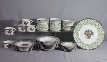 32pc Vintage Mikasa Holiday Harvest Dinnerware CA131