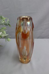 Modern Signed Art Glass Vase