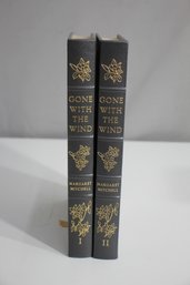 Leatherbound Two Volume Set Of Gone With The Wind By Margaret Mitchell Illustrations By John Groth