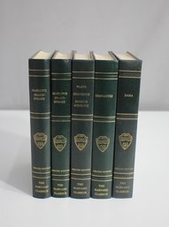 Group Of 5 Books From The Harvard Classics Series  - Drama, Poetry, Fiction, And History, P.F. Collier Pub.