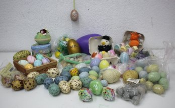 Assorted Lot Of Easter Eggs