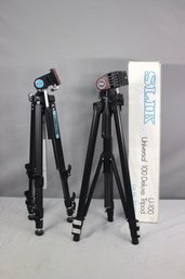 Universal U-100 Deluxe Tripod And Hollywood Commodore Acme Lite Tripod