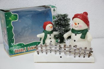Vintage Christmas Tree Snowman Music & Lights Singing Dancing Kurt S. Adler