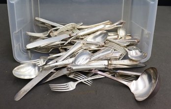 2 Of 2: Group Lot Of Mixed Flatware