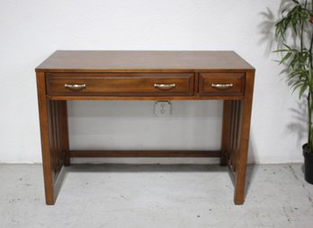 Liberty Furniture Wooden Console Desk With Dual Drawers