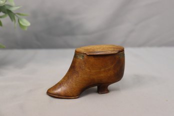 Vintage Wooden Boot Last Snuffer
