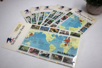 8 New (never Open) World War II 50th Anniversary Stamps