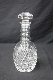 Irish Crystal Decanter With Diamond Cut Pattern-11'h