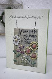 Hand Painted Garden Post -NEW