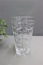 Royal Brierley Swag Pattern Crystal Vase