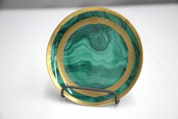 Christian Dior Gaudron Green Malachite Ashtray