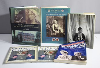 Group Lot Of Books Of The Windsor Family And Jewels