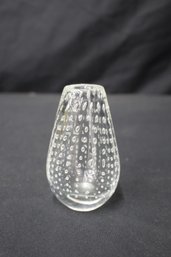 Hirschberg Milano Vase Design Glass Crystal  Vase Air Bubbles